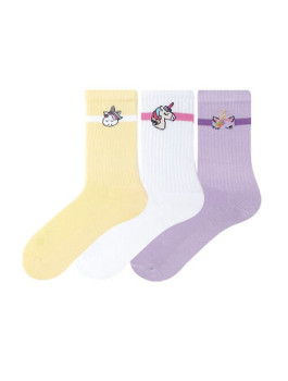 Set 3 perechi șosete cu unicorn Bross