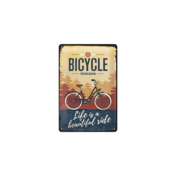 Placă decorativă de perete Postershop Bicycle