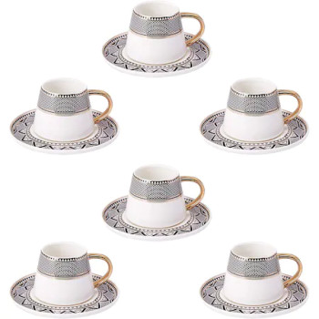 Set 6 cești de cafea Karaca, porțelan